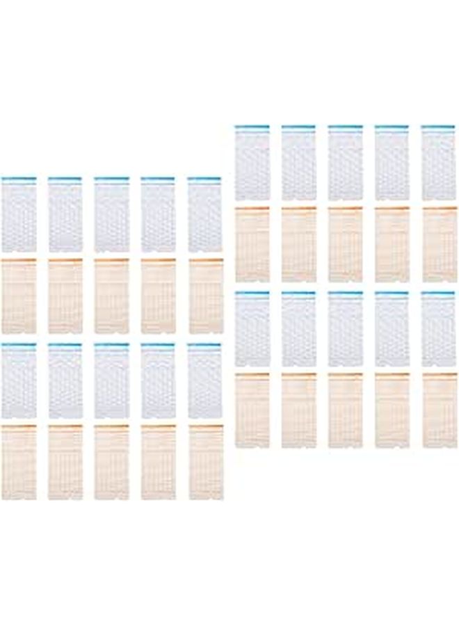 190 Sheets Double Sided Time Cards For Weekly Employee Attendance Recording Compatible With Office Time Clocks - Image 1