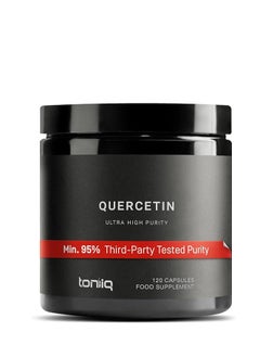 Toniiq High Purity Quercetin 1000mg Per Serving 120 Capsules 