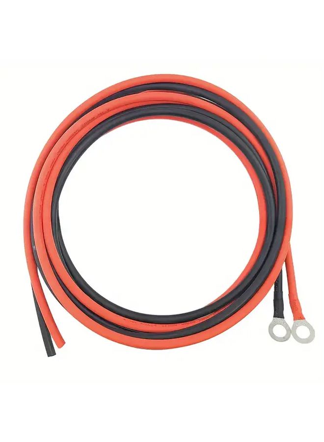كابل تمديد ممتاز بطول 10 أقدام ومقاس 12AWG مع أطراف O Ring لتوصيل منظم الشحن والبطارية - Image 1