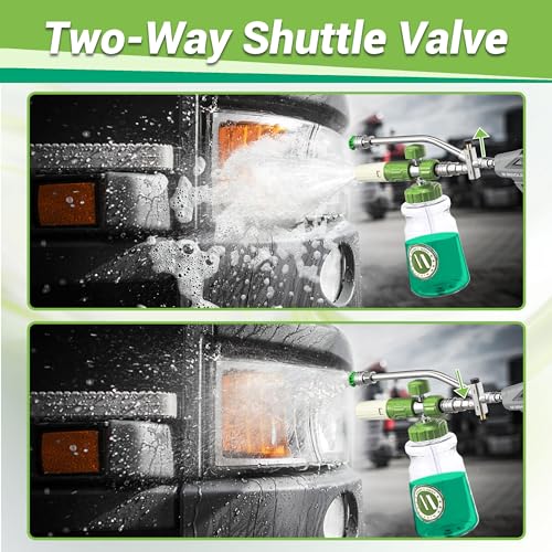 M MINGLE Dual Lance Pressure Washer Wand for Foam Cannon DualConnector Power Washer Wand with 5 Pressure Washer Nozzle Tips 5000 PSI - Image 3