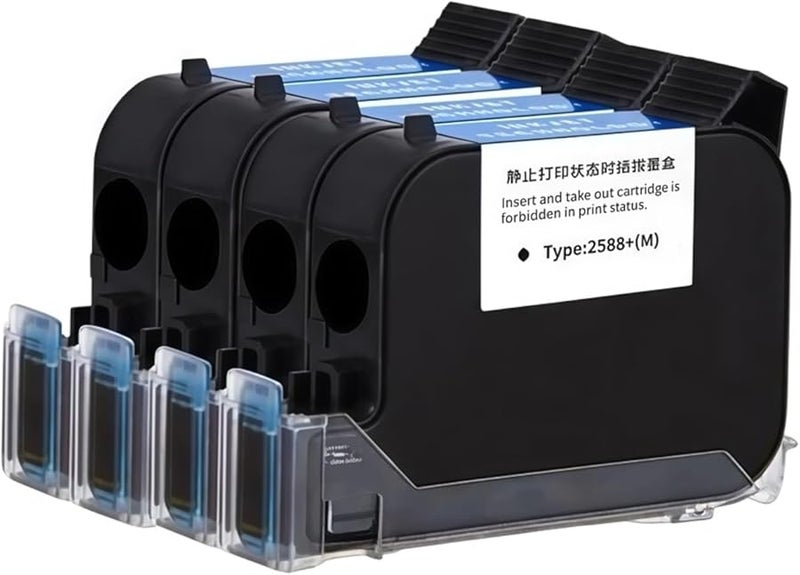 Black Ink Cartridge 42ML Quick Drying Universal for Handheld Inkjet Printer 12 7mm Print Height - Image 2