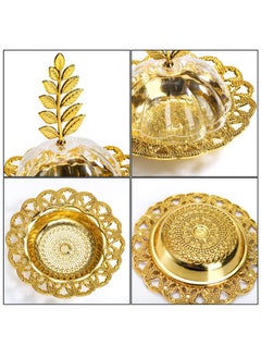 Y&D 12 Pack Party Favor Candy Boxes with Leaf Dome, Gold Decorative Plastic Storage Containers, Fillable Holders for Chocolates, Cake Dessert, Baby Shower, Birthday Supplies  - Image 3