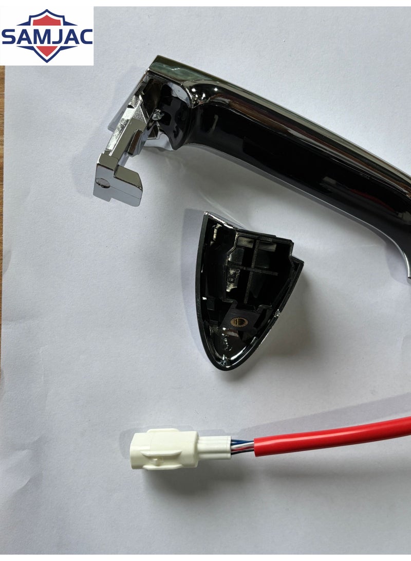 Generic Car Door Handle  for Toyota Land Cruiser FJ200 Lexus LX570 2008-2022  With sensors and buttons High quality chrome products  - Image 5