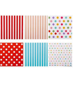 KASTWAVE Wrapping Paper Sheet Thick Birthday Gift Modern Back to School Colorful Design for Holiday Wedding Baby Shower Contains 6 50CM X70CM  - Image 4