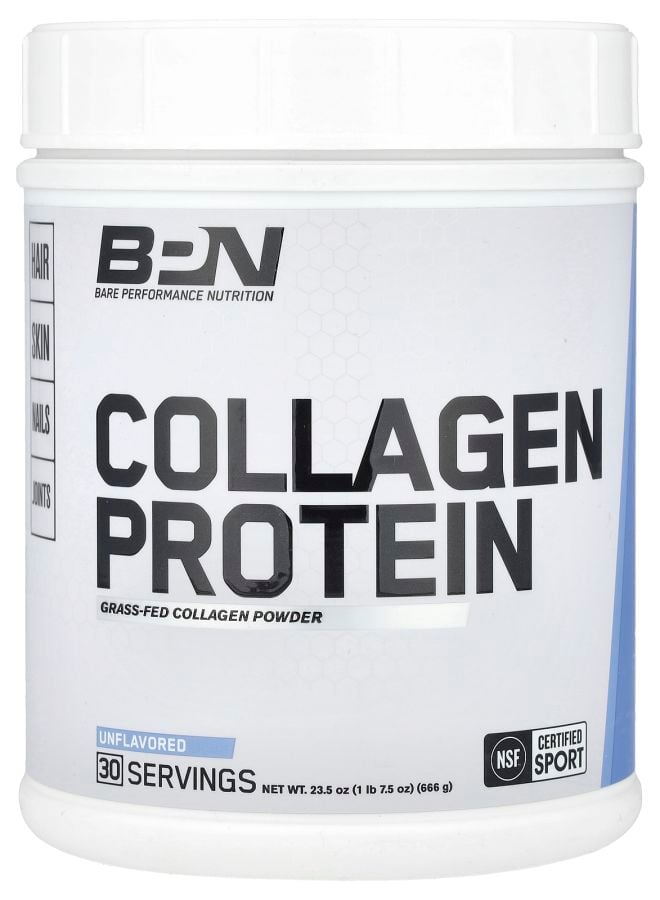 Bare Performance Nutrition Collagen Protein Unflavored 1 lb 7.5 oz (666 g)