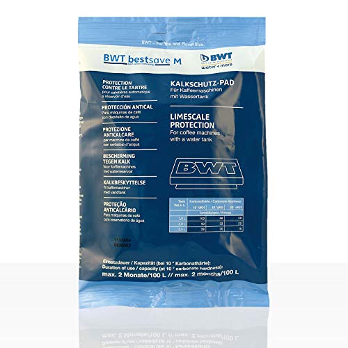 BWT Bestsave M Limescale Protection Pad For Coffee Machine And Espresso Machine - Capacity Upto 2 Months or 100 liters - PACK OF 5 - Image 2