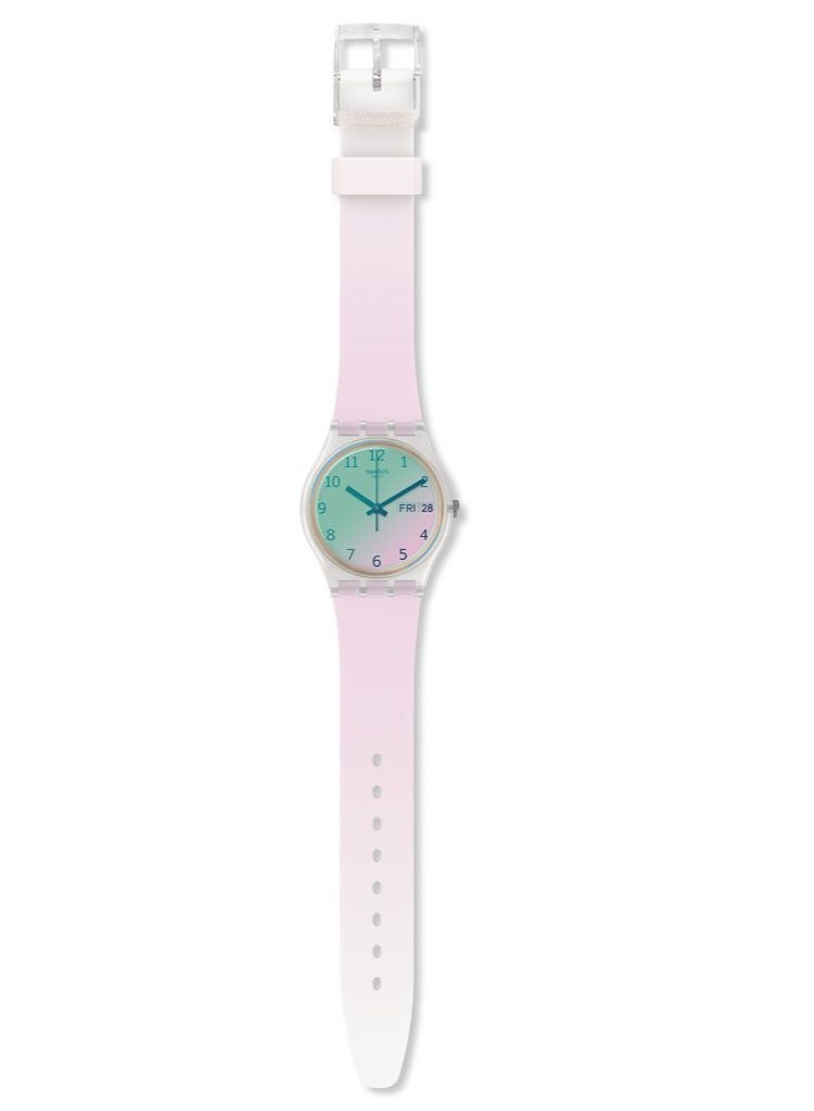 Swatch Unisex Ultrarose Quartz Movement Water Resistant Wrist Watch - 34 Mm - Image 2