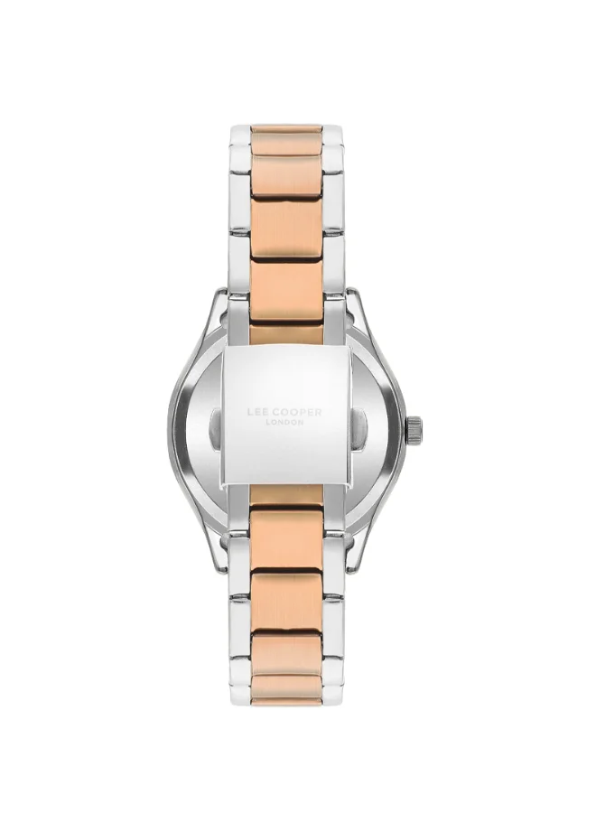 لي كوبر Lee Cooper Women 's Rose Gold Dial Analog watch - LC07958.510