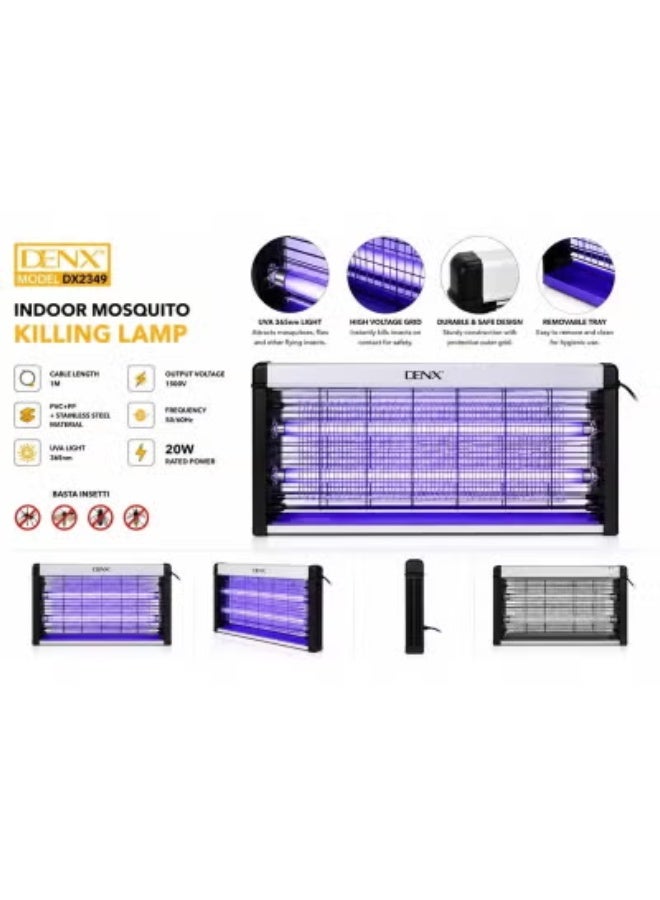 Denx DX2349 Electric Bug Zapper 20W Indoor Mosquito Killing Lamp with UVA Light - Image 4