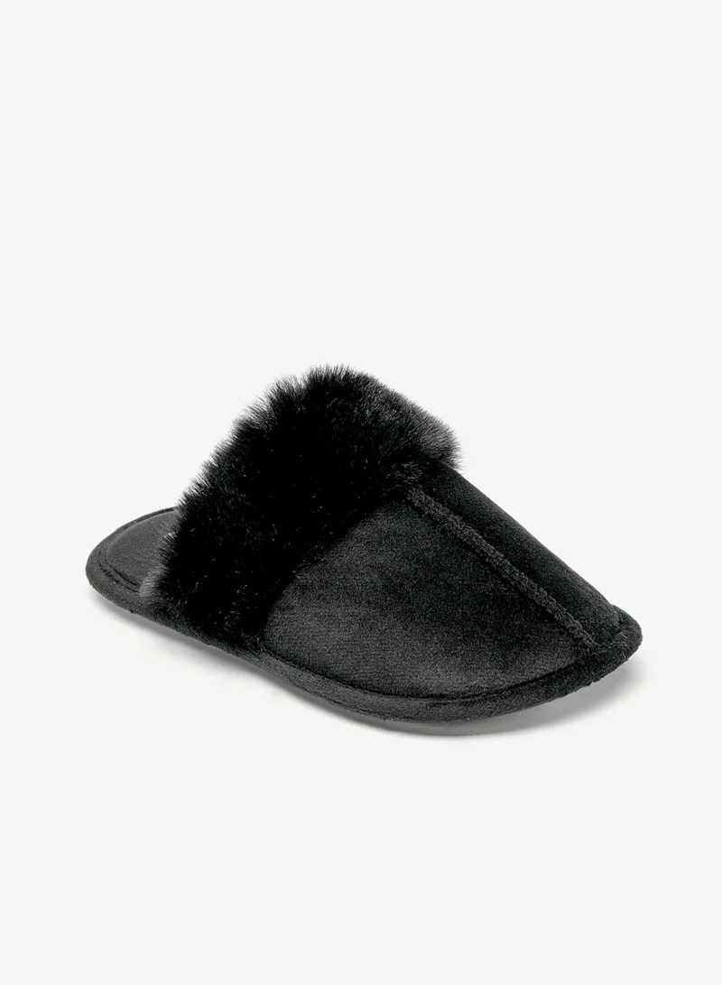 فلورا بيلا من شو إكسبرس Womens Textured Slip On Bedroom Slippers By Shoexpress