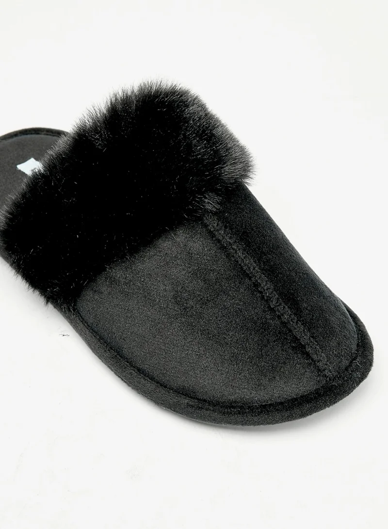 فلورا بيلا من شو إكسبرس Womens Textured Slip On Bedroom Slippers By Shoexpress