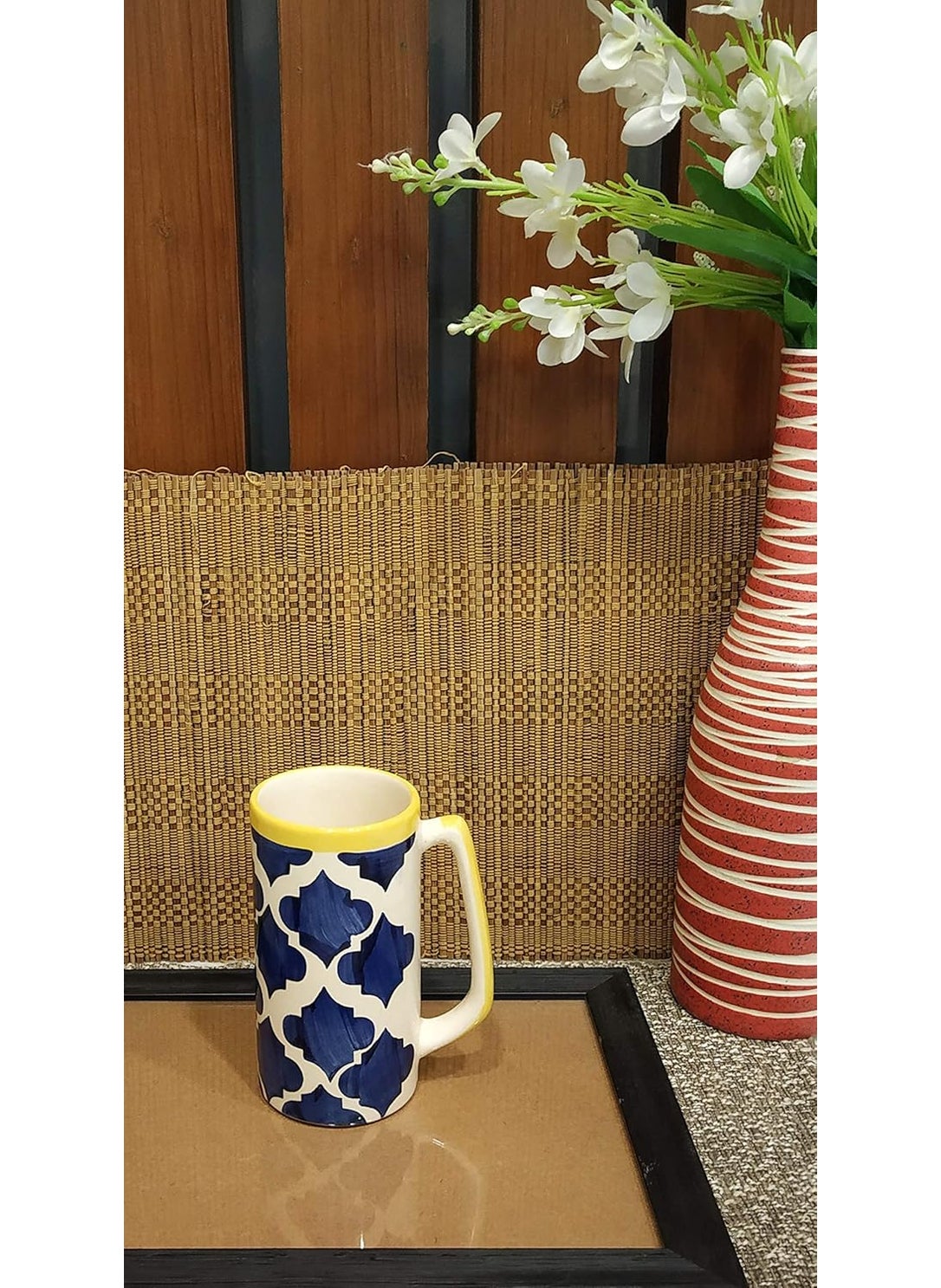 Caffeine Caffeine Ceramic Handmade Blue Umrao Breakfast Set (6pcs)  - Image 2