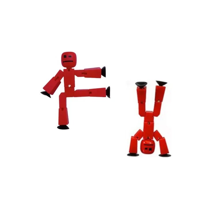 Sticky man ninja, red color sticky man that sticks to the wall, play sticky on the wall, sticks to glass. Sticky man toy, ninja stick man toy, rubber toy, fun kids toys, boys toy, wall toy, wall climbing toy, flexible rubber toy, skill development toy, man toy, ninja toy, kids toys, stretchy sticky man, adhesive sticky man, flexible bendable man. Home toys for children, toys for boys and girls, kids toy, kids toys, children’s toy, group games, educational kids toys, toys, boys toys, toys for 1-year-old children, toys for 6-year-old children, toys. - Image 2