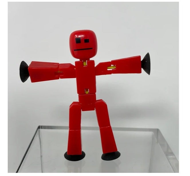 Sticky man ninja, red color sticky man that sticks to the wall, play sticky on the wall, sticks to glass. Sticky man toy, ninja stick man toy, rubber toy, fun kids toys, boys toy, wall toy, wall climbing toy, flexible rubber toy, skill development toy, man toy, ninja toy, kids toys, stretchy sticky man, adhesive sticky man, flexible bendable man. Home toys for children, toys for boys and girls, kids toy, kids toys, children’s toy, group games, educational kids toys, toys, boys toys, toys for 1-year-old children, toys for 6-year-old children, toys. - Image 3