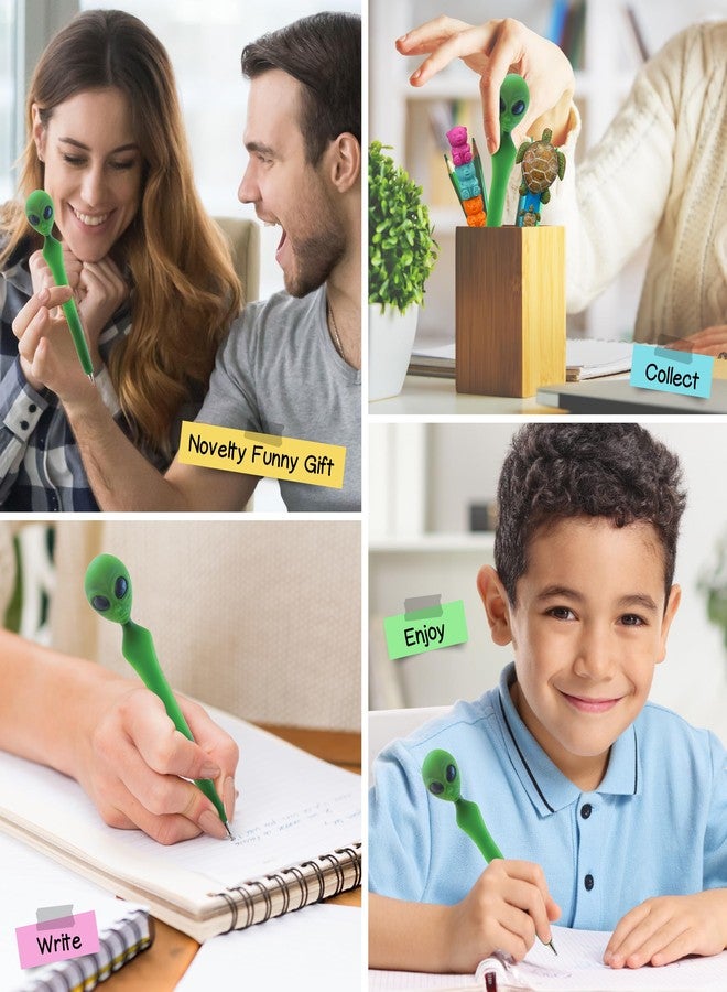 Puzzled Planet Pens Alien Novelty Pen - Fun & Unique Kids & Adults Office Supplies Ballpoint Pen, Colorful Science Fiction Writing Pen Instrument for School and Office - Image 4