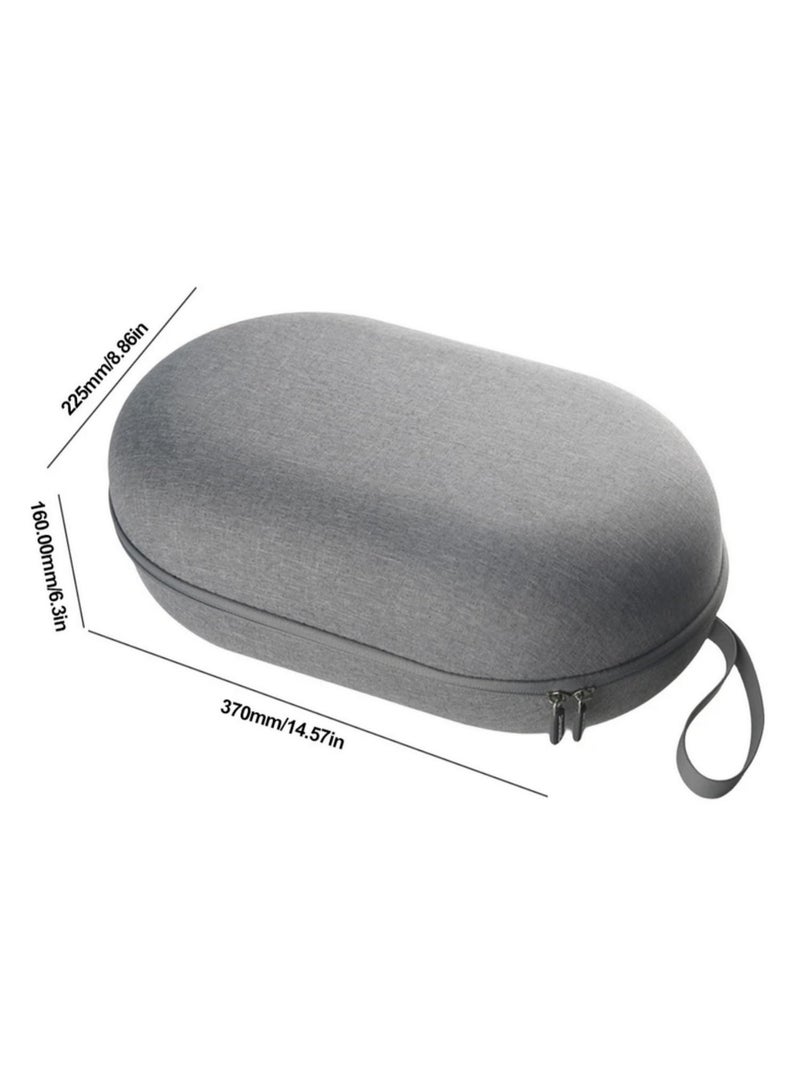 حقيبة تخزين نظارات محمولة بسحاب من الإيفا، مع مقبض خوذة، حقيبة سفر متوافقة مع ميتا أوكيولوس 3 كويست 3 VR (قطعة واحدة). - Image 4