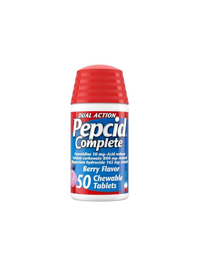 Complete Acid Reducer, Antacid Chewable Tablets, Heartburn Relief, Berry, 50 Count - pzsku/ZF98A282B0CB00B032A59Z/45/_/1727375629/7a73cb6b-e99c-48ef-b9d2-5890c0fdc3af