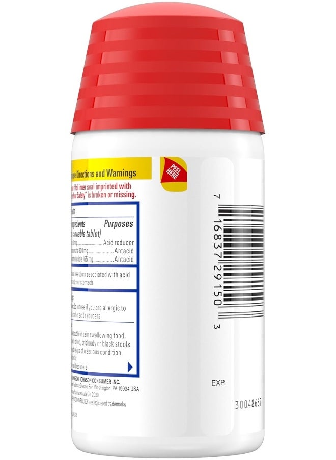 Complete Acid Reducer, Antacid Chewable Tablets, Heartburn Relief, Berry, 50 Count - pzsku/ZF98A282B0CB00B032A59Z/45/_/1739428665/2825a408-7ff0-4334-a462-53fb603d2ee4