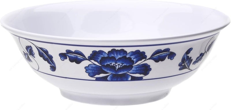 M.V. Trading Melamine Oriental Pho Noodle Soup Bowl 36 Ounce Lotus Design Set of 6 - Image 2
