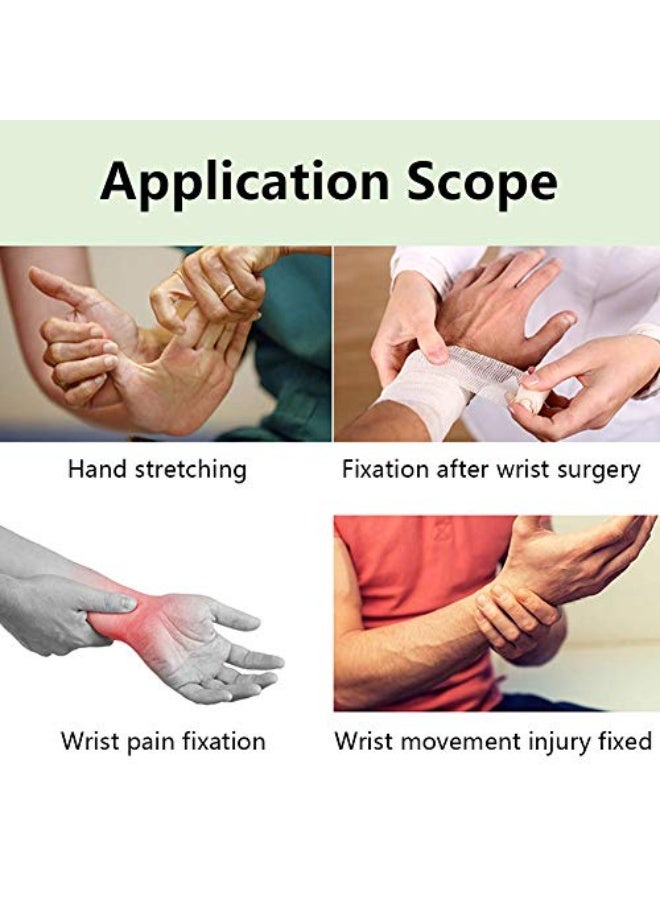 YelaJoy Resting Hand Splint, Thumb Stabilizer Wrap, Night Immobilizer Wrist Finger Brace for Hand Fractures, Wrist Sprains, Carpal Tunnel Pain - Functional Support for Sprains Fractures（Right） - Image 5