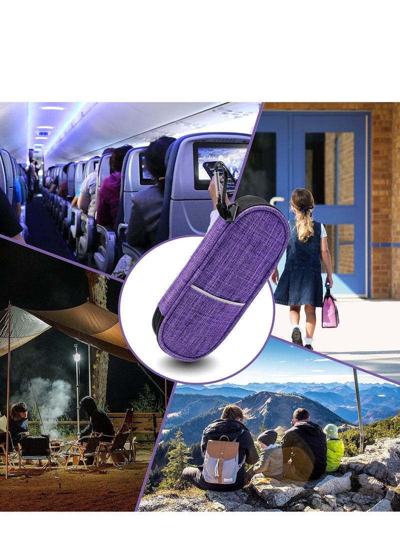 KASTWAVE Insulin Cooler Travel Case, Diabetic Medication Insulated Cool Organizer with 2 Reusable Ice Packs for Insulin Pen and Other Diabetic Supplies, Travel Case for Most Insulated Medication Travel Bag - Image 4