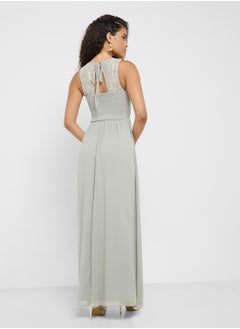 Little Mistress Waterlily Lace Strap Maxi Dress  - Image 2