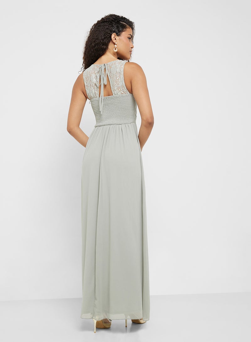 ليتل مسترس فستان شيفون بفتحة - Image 2