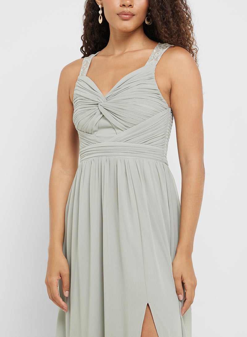 ليتل مسترس فستان شيفون بفتحة - Image 3