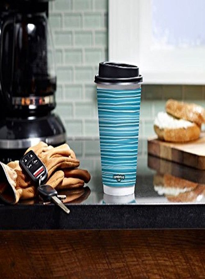 Chinet Comfort Cup 16-Ounce Cups, 50-Count Cups & Lids (Assorted Colors) - Image 5