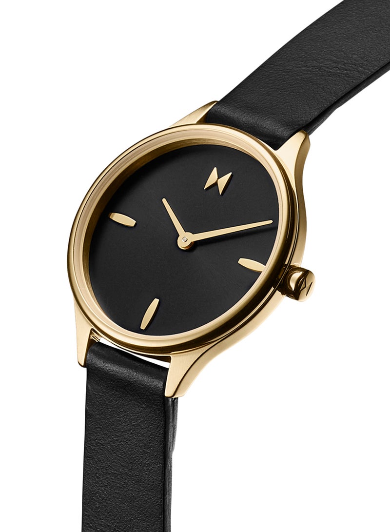 MVMT ROUND ANALOG WOMEN'S BLACK CASE WATCH - 28000277 - Image 3