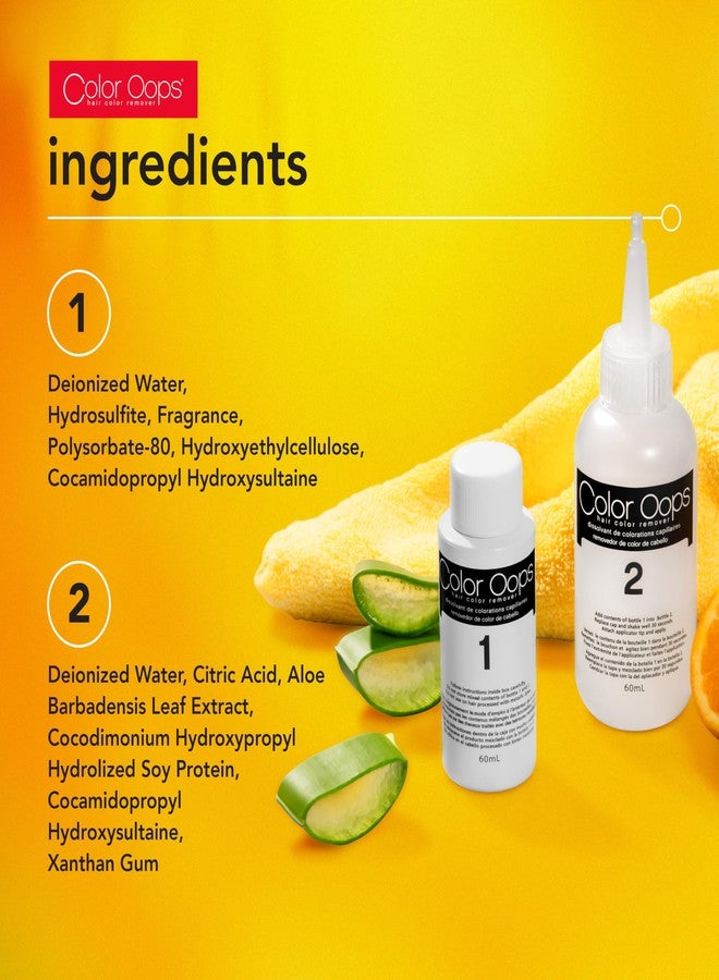 Color Oops Extra Conditioning Hair Color Remover, 2 Pack, Hair Dye Remover Processes in 20 Minutes, Safely Removes Permanent & Semi-Permanent Dye, Ammonia & Bleach Free - Image 3