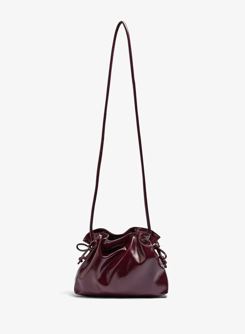 Matalan Burgundy Cross Body Pouch Bag