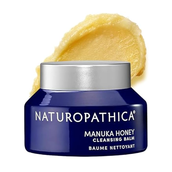 Naturopathica Manuka Honey Cleansing Balm, Manuka Honey Skin care, Makeup Removing Facial Cleanser, Gentle and Hydrating Face Wash, Cleansing Balm 2.8 fl oz - Image 1