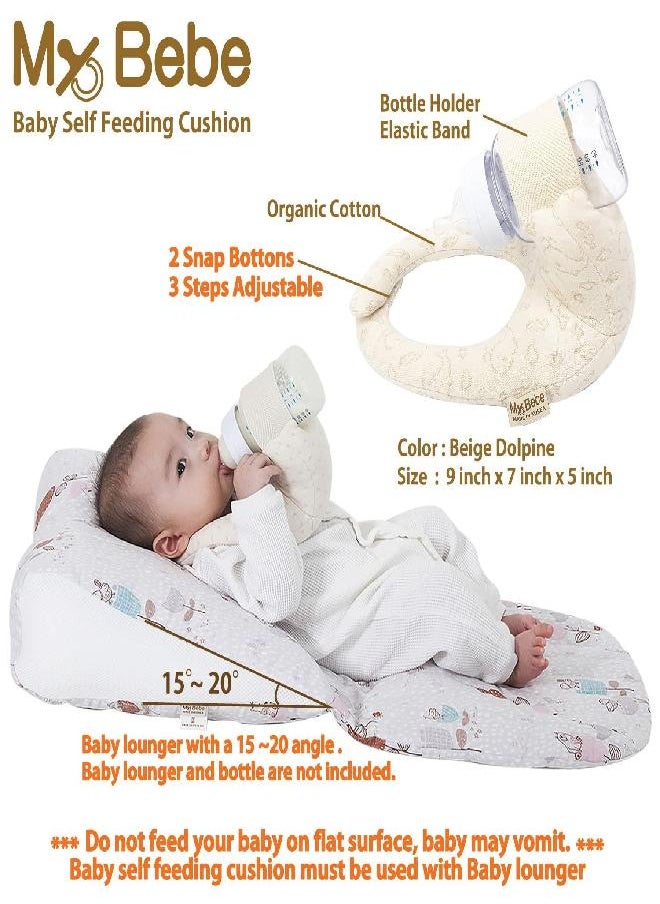 My Bebe - My Bebe Baby Self Feeding Cushion, Baby Self Feeding Pillow, Breast Feeding Pillow, Baby Feeding Bottle Holder - Image 1