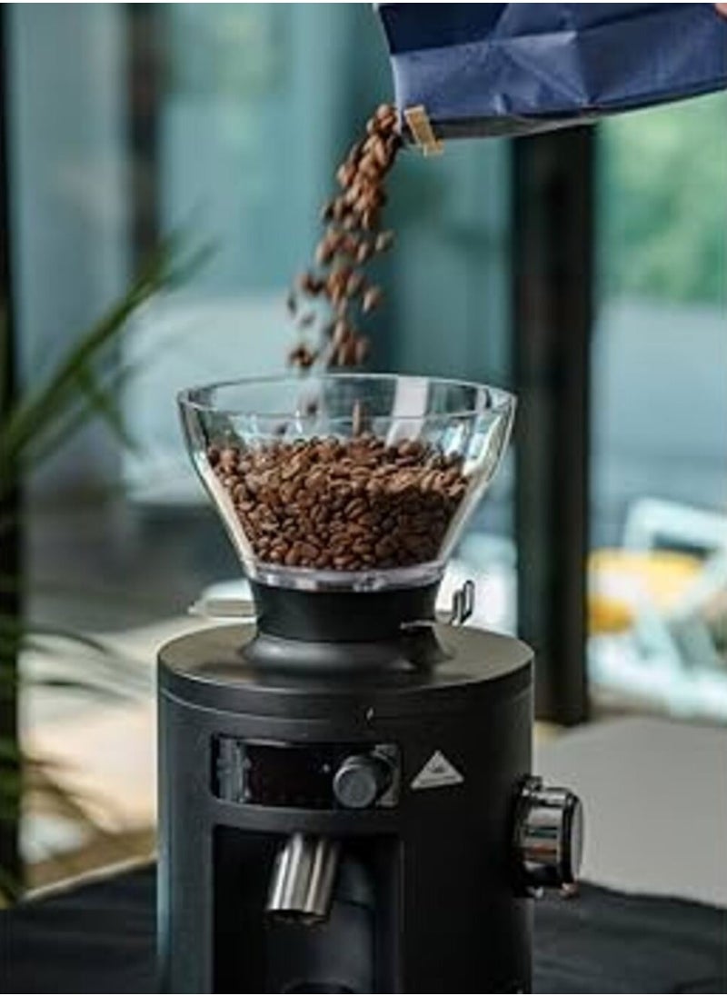 Mahlkonig - X54 Allrounder Home Electric Coffee Grinder, Easily Swappable Fronts for Espresso to Cold Brew, 54mm Flat Steel Burr With 1-2.8g of Coffee Grinding Capacity/sec, Multifunctional LED Display, App Connectivity through Wifi, 220-240 V, 50/60 Hz, 250g Bean Hopper - Black - Image 1