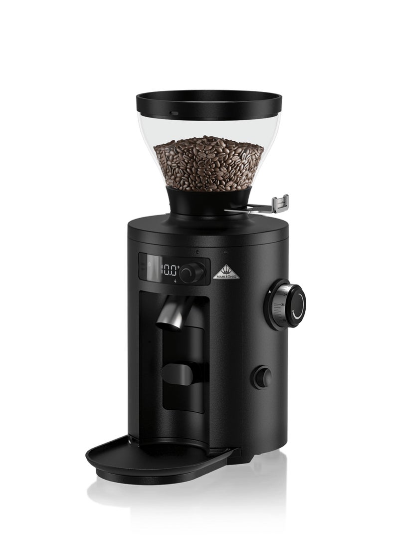 Mahlkonig - X54 Allrounder Home Electric Coffee Grinder, Easily Swappable Fronts for Espresso to Cold Brew, 54mm Flat Steel Burr With 1-2.8g of Coffee Grinding Capacity/sec, Multifunctional LED Display, App Connectivity through Wifi, 220-240 V, 50/60 Hz, 250g Bean Hopper - Black - Image 1