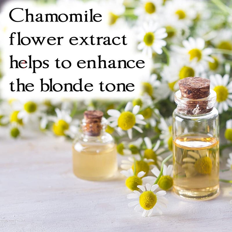 Intea Hair Mask for Blonde, Dyed or Rinsed Hair - 8.3 oz - Restores Damaged Highlights - Paraben and Ammonia Free - With Chamomile Extract - Image 4