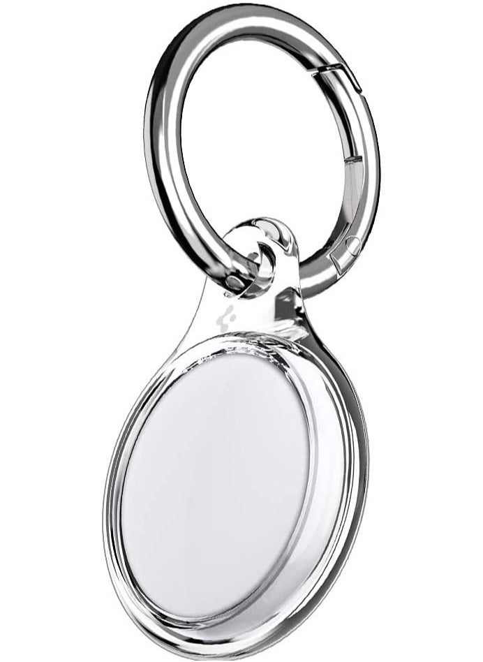 Spigen Ultra Hybrid With Keychain Ring for Apple AirTag Case Cover Airtags Holder - Crystal Clear  - Image 1