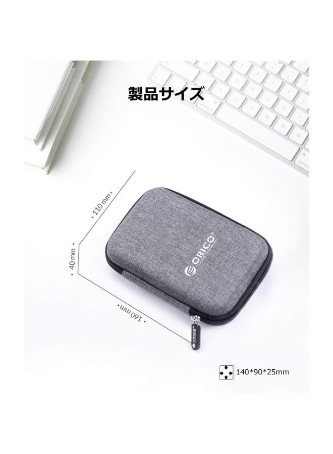 2.5 Inch Portable Waterproof SSD HDD Hard Drive Protection Bag