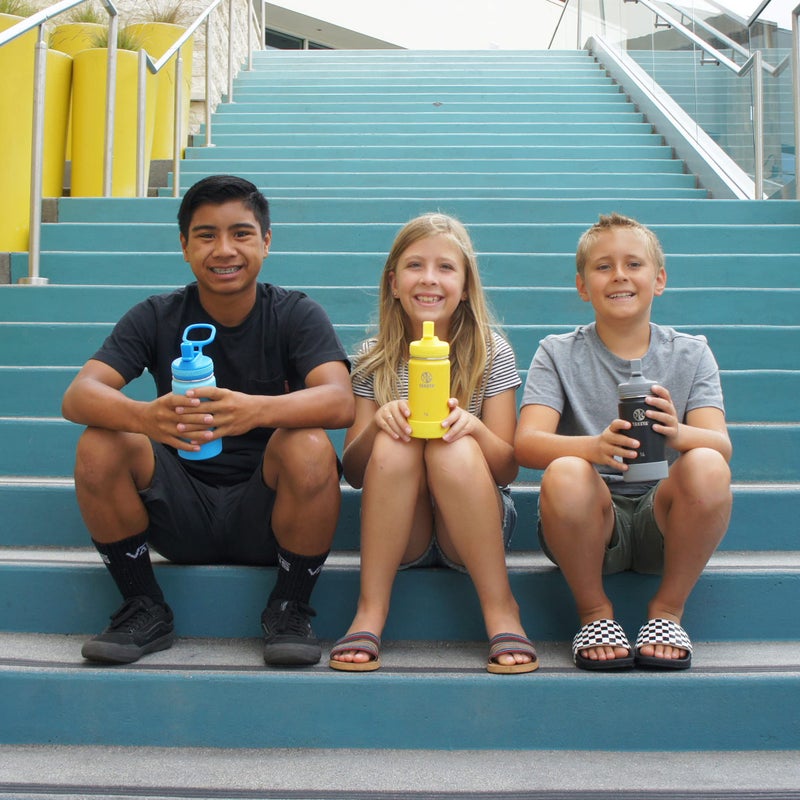 Takeya زجاجة مياه تكييا أكتيفز للأطفال سعة 16 أونصة مع غطاء قشة، بلاتينيوم/أونيكس - Image 5