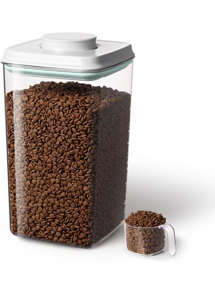 أنكو مجموعة أوعية تخزين طعام فاخرة محكمة الغلق من Ankou، 4 قطع، مع غطاء قابل للفتح، خالية من مادة BPA، لتخزين الحبوب والأرز والدقيق والمعكرونة والوجبات الخفيفة، قابلة للتكديس ومتينة، منظم مخزن المطبخ بسعة مغرفة (4 قطع × 4 لتر / 4.2 كوارت / 135 أونصة) - Image 5