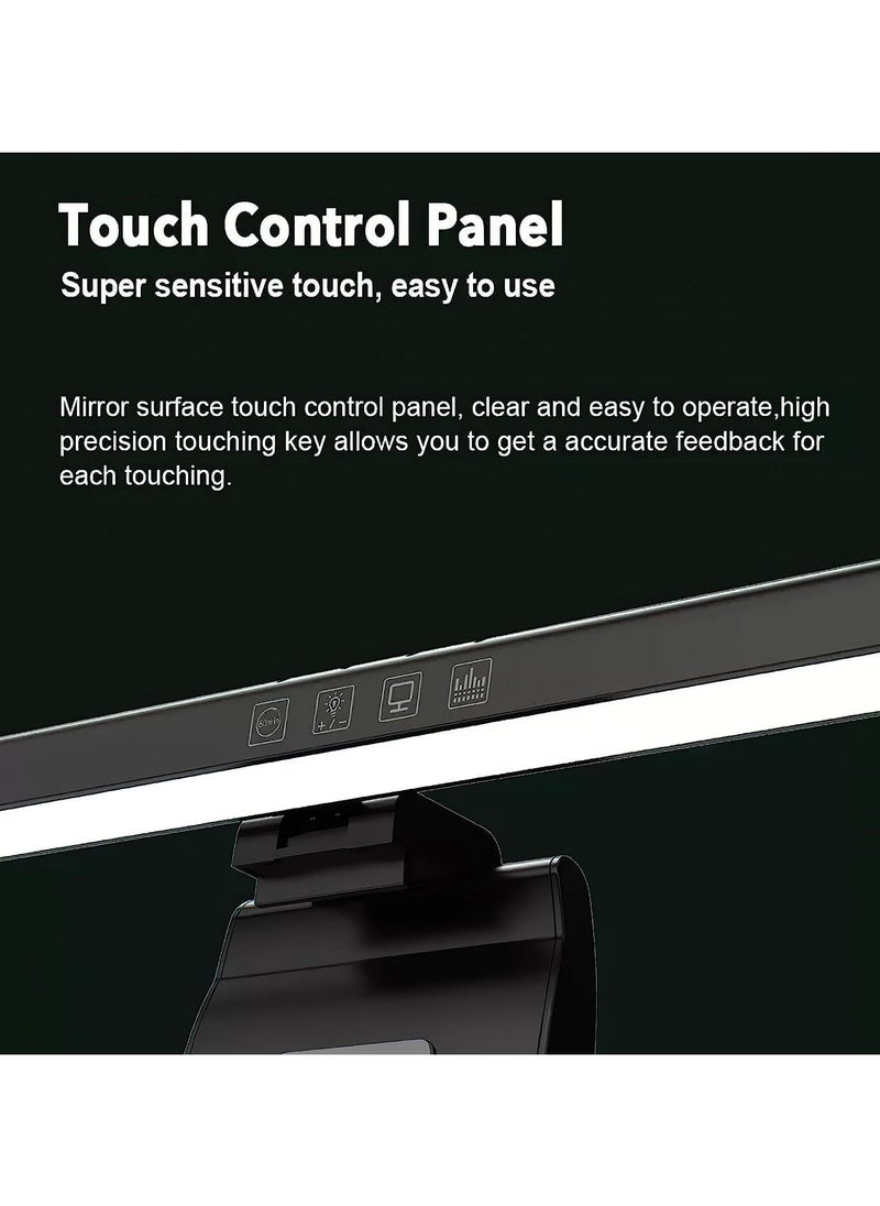 Generic - Glare-Free Screen Monitor Light Bar, USB LED Desk Lamp with 3 Color Temperature Modes, 7 RGB Light Modes with Stepless Dimming for Home/Office - Image 1
