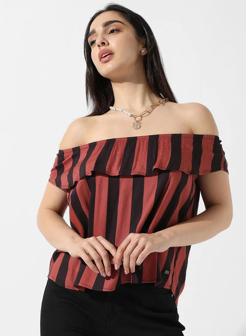 كامبوس سوترا المرأة مخطط خارج الكتف أعلى