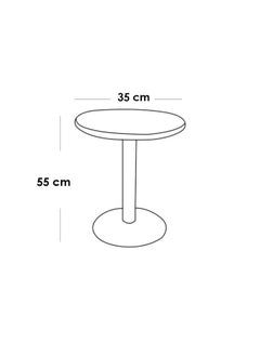 Al Home Alhome Side Table 35×55 cm  - Image 2