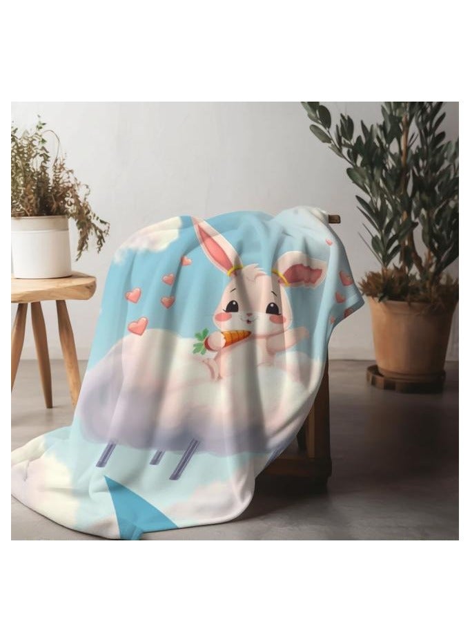 general Children's or student cartoon flannel thin blanket (warm and comfortable, suitable for sleep, games) 100cm*150cm - 1149 - Image 1