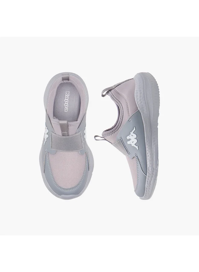 Kappa Boys' Pull Tab Detail Slip-On Sports Shoes