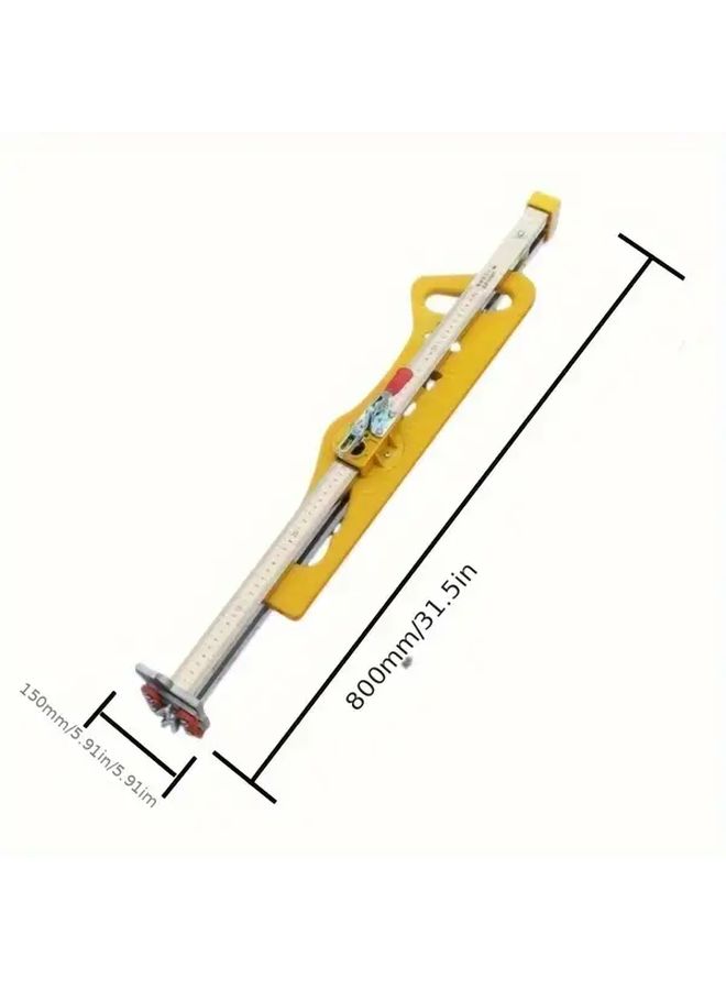Gray Thickened One Piece Manual Drywall Cutting Tool Dust Free High Precision - Image 3