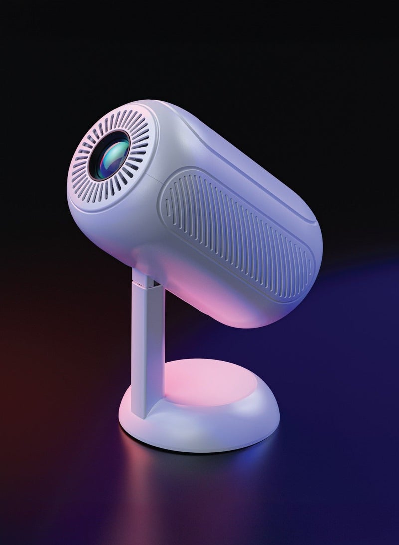 GREEN LION VENUS 4K Portable Projector, High Brightness, 100-Inch Screen, HD & 3D Coating, Four-Point Trapezoidal, Wireless/Wired Screen Mirroring, HiFi Sound Quality, and More for Home Entertainment - Black - Image 3