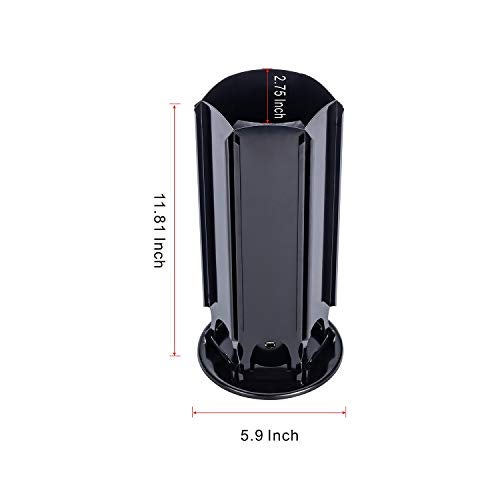 Rice rat for Nespresso Vertuo Coffee Pods Stand Carousel Storage Holder for 30 Capsules with 360-degree Silent Spins, Coffee Pod Carousel Holder Black (38+ Pods) - Image 2