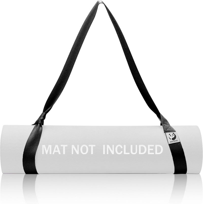 Slim Panda Yoga Mat Straps for Carrying, Adjustable Yoga Mat Carrier Sling Fits All Mats(Mat Not Included) - Image 1